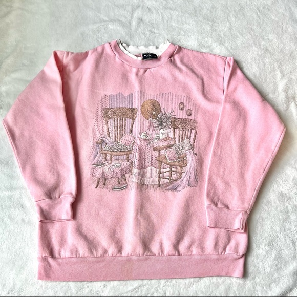 VINTAGE 80βs Graphic Sweatshirt - Picture 3 of 10